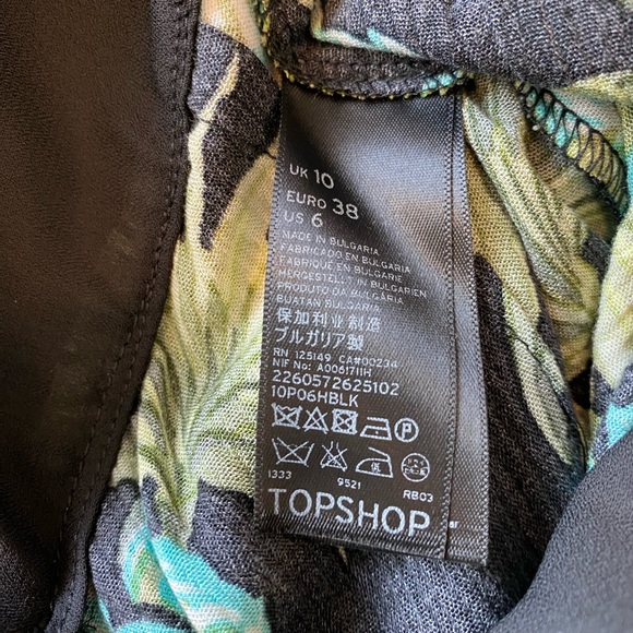 TopShop Tropical Halter Jumpsuit - Picture 14 of 14